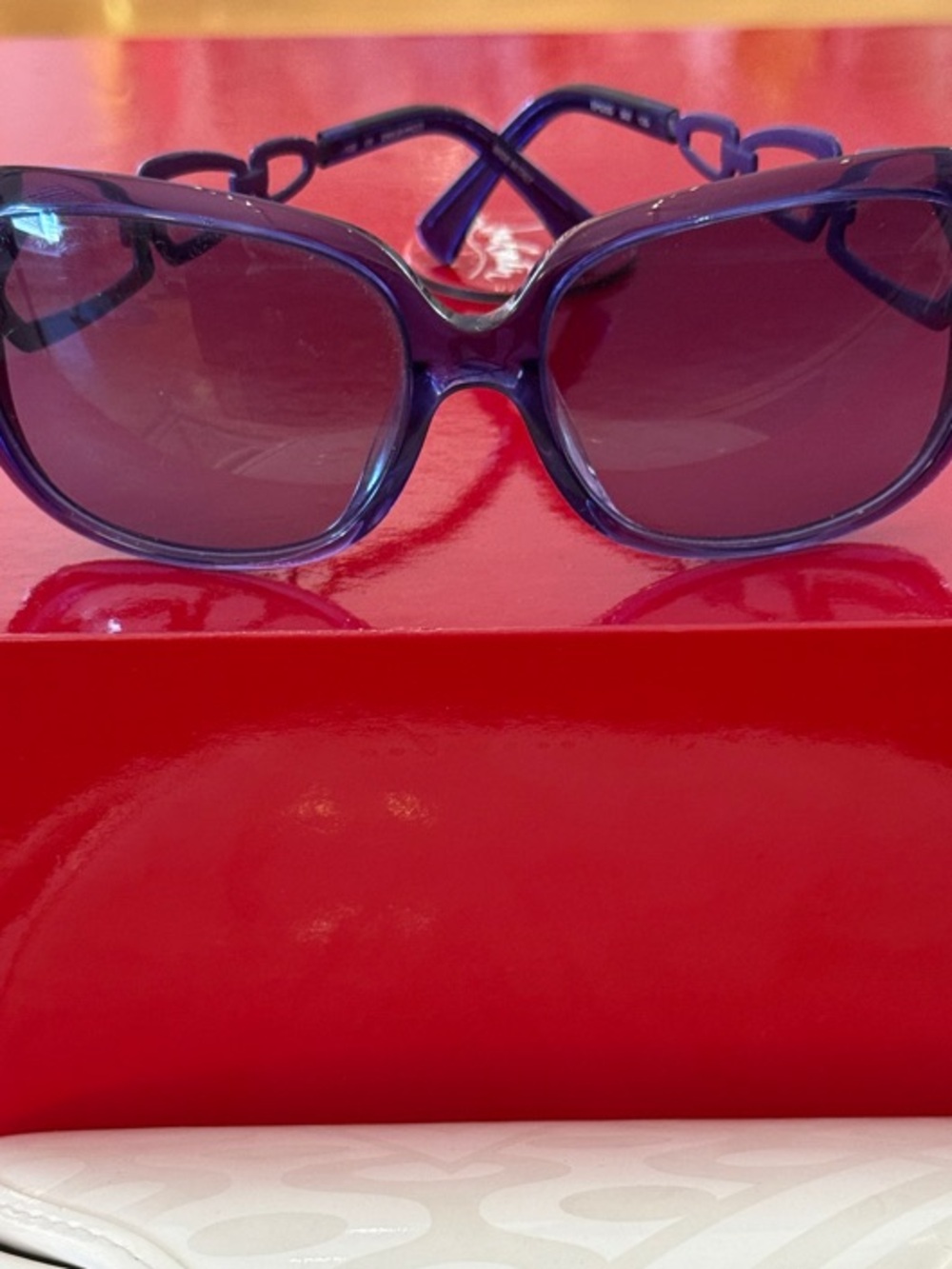Pucci Women’s Purple Fashion Sunglasses Designer Style made in Italy great cond - Picture 15 of 15